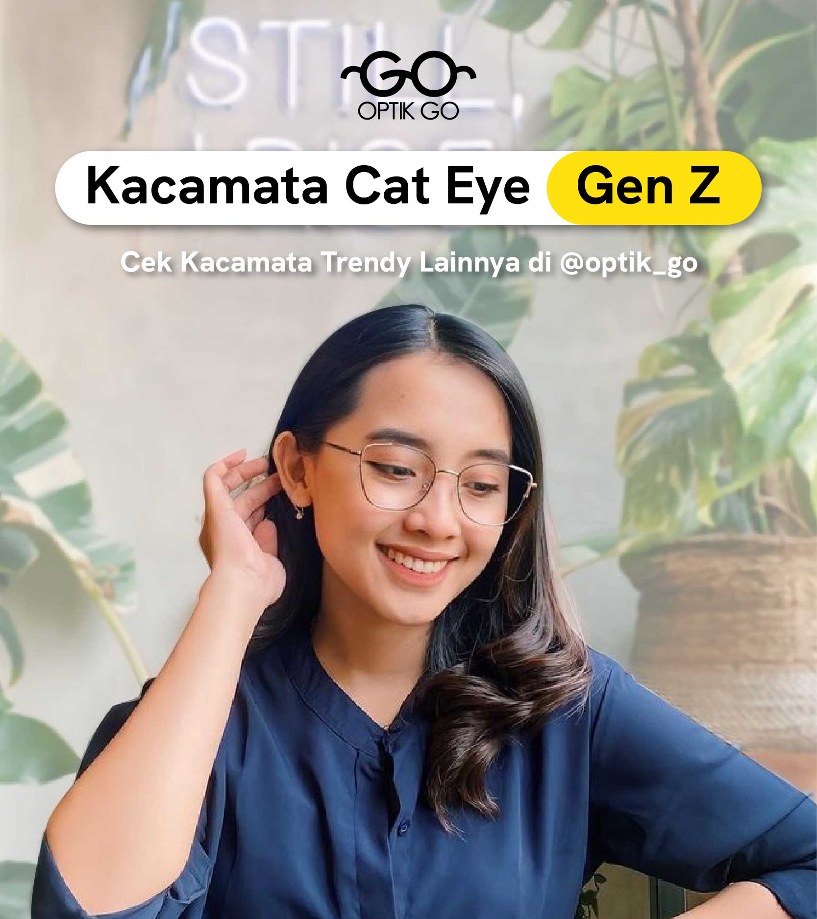 Kacamata Cat Eye Bening, Paling Banyak Dicari Gen Z